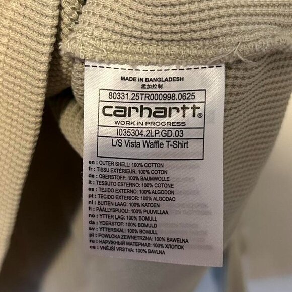 Carhartt WIP Men's Cream and White Shirt - Picture 6 of 8